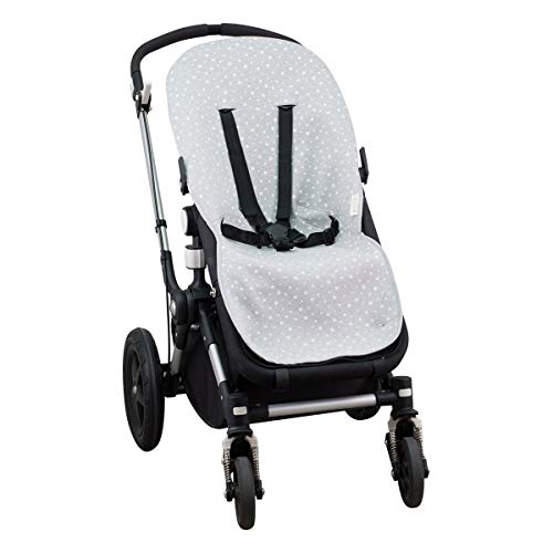 JANABEBE Colchoneta Compatible con Bugaboo Cameleon 2 (White Star)