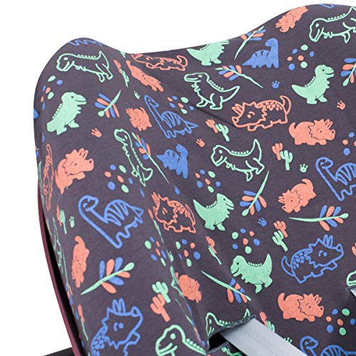 JANABEBE Funda Compatible con Bebé Confort Maxi Cosi Pebble (Happy Dino)