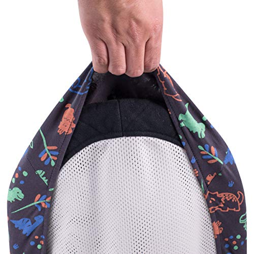 JANABEBE Funda para Hamaca Compatible con Babybjorn Soft, Balance (Happy Dino, ALGODÓN)