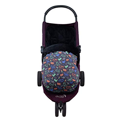 JANABEBE Saco para Baby Jogger City Mini Joolz (POLAR, HAPPY DINO)