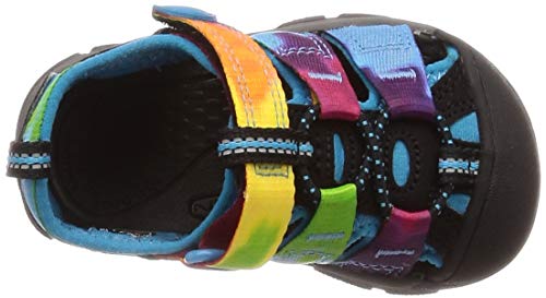 KEEN Newport H2, Sandalias, para Unisex niños, Azul (RAINBOW TIE DYE), 32/33 EU