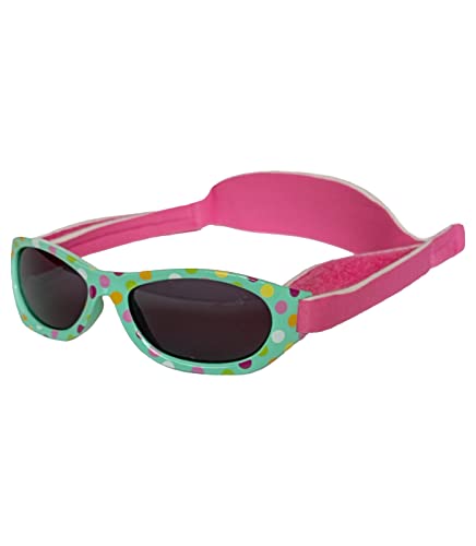 Kiddus Gafas de Sol Baby para Recién Nacida, Bebé, Niña y Niño. De 0 meses a 2 años. Protección Solar UV400. Banda de Neopreno Suave Ajustable. Libres de BPA