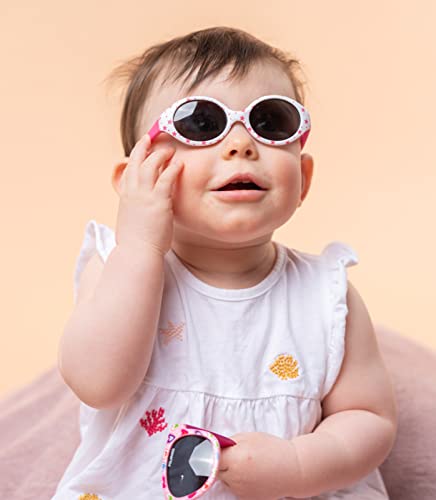 Kiddus Gafas de sol Polarizada para bebe, niño y niña. A partir de 0 meses. Filtro Solar UV400. 100% Protección contra Rayos UVA. Flexibles, Seguras, Confortables, Resistentes.Corazones