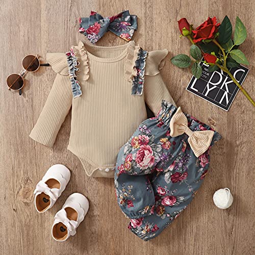 Kryz Ropa de Bebe para Navidad Ropa Mi Primera Navidad Bebe Niño Ropa Bebe Niña Recien Nacido Invierno Conjunto Bebe Niña Disfraces Bebe Navidad Trajes Bautizo Fiesta Ceremonia KRYZ1111005Kb