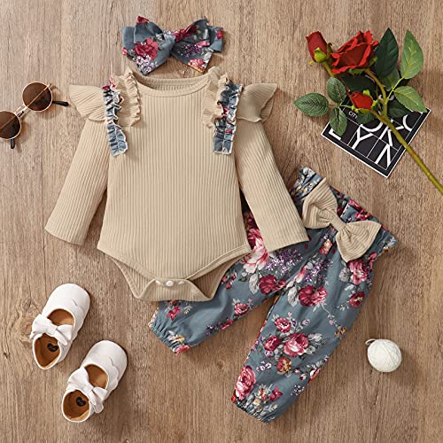 Kryz Ropa de Bebe para Navidad Ropa Mi Primera Navidad Bebe Niño Ropa Bebe Niña Recien Nacido Invierno Conjunto Bebe Niña Disfraces Bebe Navidad Trajes Bautizo Fiesta Ceremonia KRYZ1111005Kb