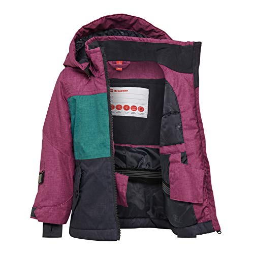 LEGO Wear Tec Cool Lwjosefine 704-Skijacke/winterjacke Chaqueta, Multicolor (Light Purple 620), 95 (Talla del Fabricante: 80) para Bebés