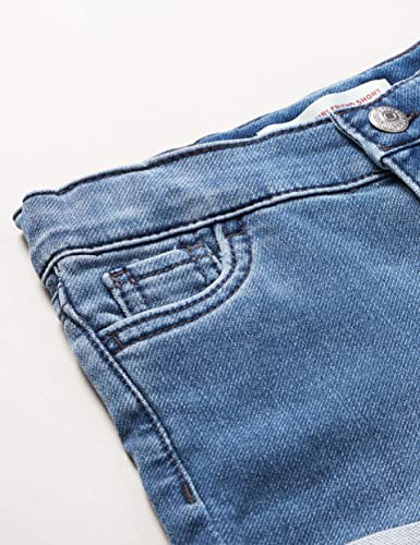 Levi's kids LVG Roll UP Denim Shorts 1EB192 Calzoncillos, Jive Cool, 24 Meses para Bebés