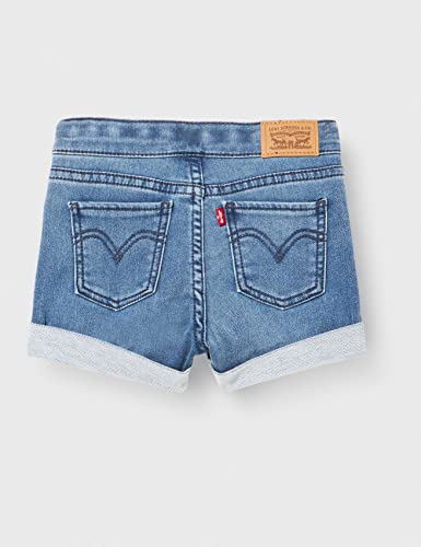 Levi's kids LVG Roll UP Denim Shorts 1EB192 Calzoncillos, Jive Cool, 24 Meses para Bebés