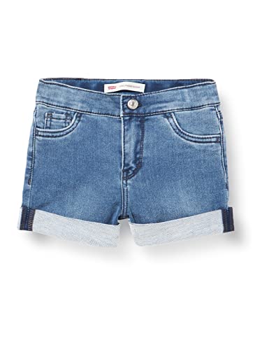 Levi's kids LVG Roll UP Denim Shorts 1EB192 Calzoncillos, Jive Cool, 24 Meses para Bebés