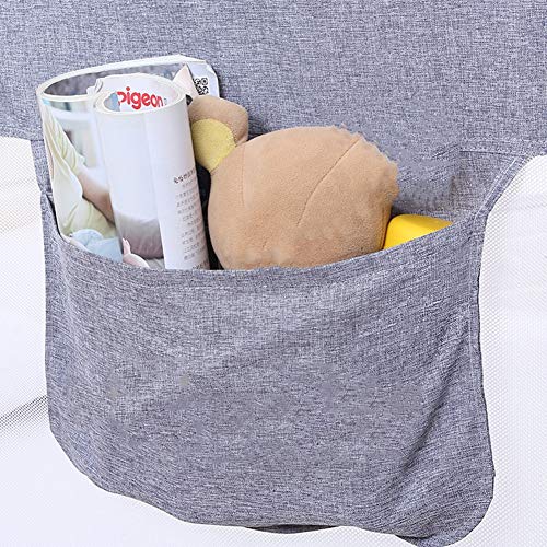 LIANGJUN Barrera Cama Rieles De Cama Niñito Niño Anti Caída Elevación Vertical La Seguridad Dormir, Gris (Size : 120cm)