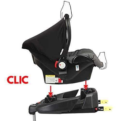 Looping Base Isofix para Auto Lb321I Siege Negro