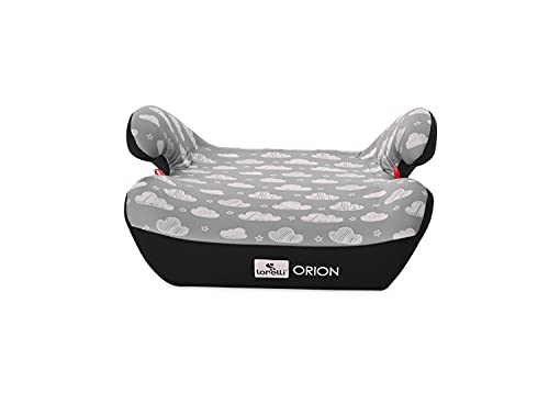 Lorelli Asiento elevador Orion grupo 3 12 años (22-36 kg) cubierta extraíble, color:Nube gris