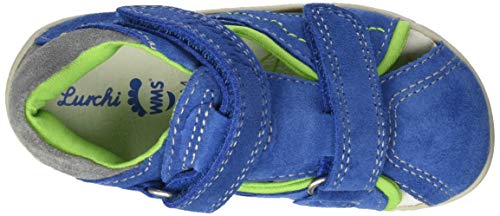 Lurchi Marci, Sandalias Bebé-Niños, Azul Royal 42, 21 EU