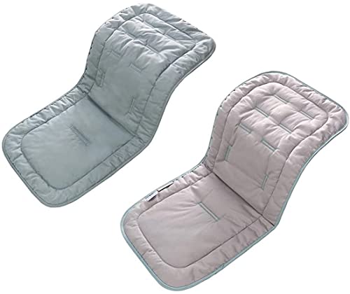 LXLUOO Funda de asiento para cochecito, colchoneta para cochecito, almohada para niños, almohadilla universal para asiento para cochecito y asiento de coche (B)