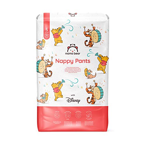 Mama Bear - Disney - 70 pañales braguita - Talla 5 (12-17 kg)