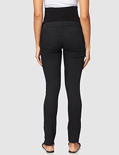 MAMALICIOUS MLJULIANE SLIM PANT - NOOS, Vaqueros premamá Mujer, Negro (Black), W34/L34 (Talla del fabricante: 34)