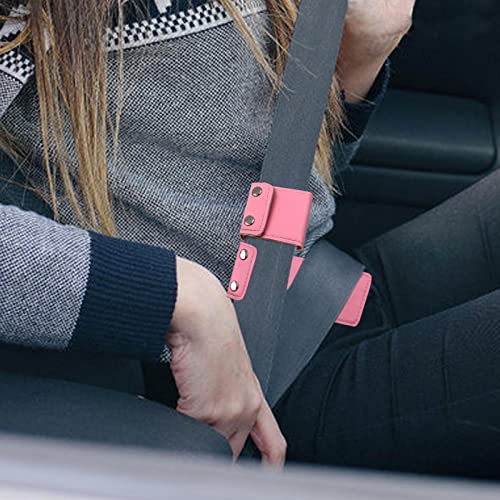 Maodom Ajustador – Clip de accesorios interiores de coche, ajuste de correa para el cuello, clip de bloqueo, ajuste de correa de seguridad protectora para adultos, niños y niños pequeños