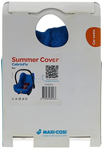 Maxi-Cosi Funda para Silla de Coche Grupo 0+ Maxi-Cosi Cabriofix, funda protectora de algodón, Color azul