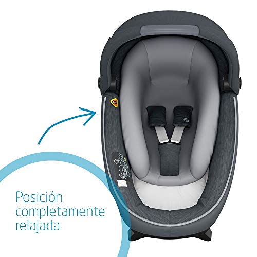 Maxi-Cosi Jade, Capazo de seguridad, Capazo de coche, apto desde el nacimiento, 0 a 6 meses, 0-9 kg, de 40 a 70 cm, Essential Graphite (Gris)