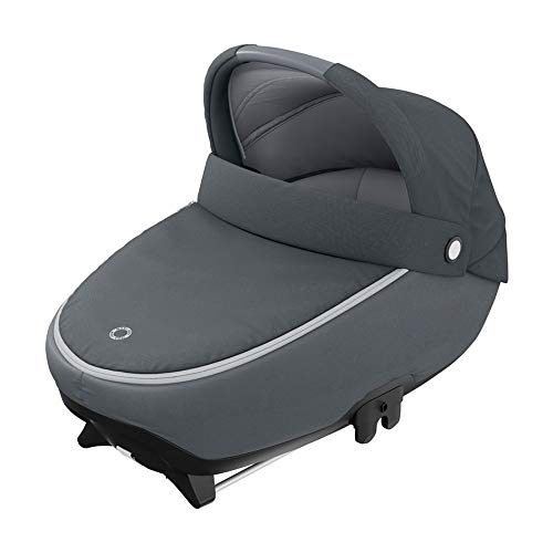 Maxi-Cosi Jade, Capazo de seguridad, Capazo de coche, apto desde el nacimiento, 0 a 6 meses, 0-9 kg, de 40 a 70 cm, Essential Graphite (Gris)