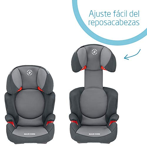 Maxi-Cosi Rodi XP Fix, Silla Coche Grupo 2-3 ISOFIX, Reclinable y Regulable se Adapta al Crecimiento del Niño 3,5-12 años, 15-36 kg, Basic Black (negro)