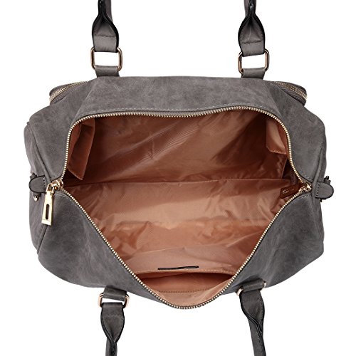 Miss Lulu Conjunto de Maternidad, L, Grey