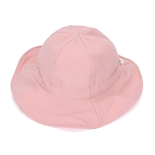 MK MATT KEELY Sombrero Bebe Verano Al Aire Libre Sombrero de Sol Reversible Gorra de Playa Plegable para Niños con Correa Ajustable, Edad 1-3