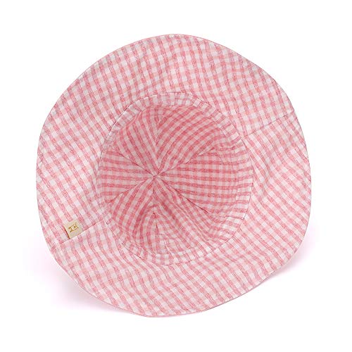 MK MATT KEELY Sombrero Bebe Verano Al Aire Libre Sombrero de Sol Reversible Gorra de Playa Plegable para Niños con Correa Ajustable, Edad 1-3