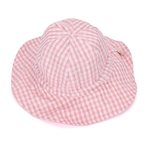 MK MATT KEELY Sombrero Bebe Verano Al Aire Libre Sombrero de Sol Reversible Gorra de Playa Plegable para Niños con Correa Ajustable, Edad 1-3