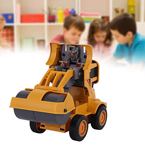 Modelo de vehículo con rotación de 360 ​​grados, vehículos motorizados a batería, para niños para niños, regalo divertido(Alloy Road Roller)