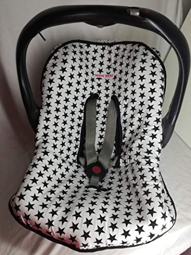 MOON-BEBE Funda Universal acolchada para Portabebe y silla de coche grupo 0