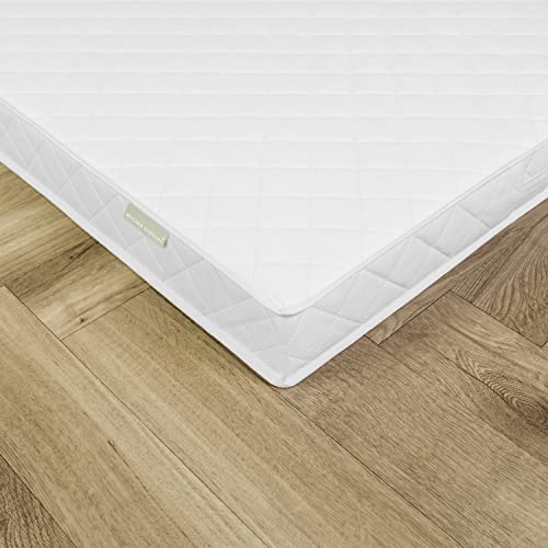 Mother Nurture Classic Spring Cot Mattress X 10 Cm Colchón Cuna, White, 120 x 60 x 10 cm