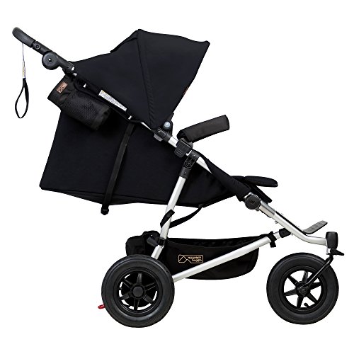 Mountain Buggy Duet Negro + Bañera Gemelos Negro