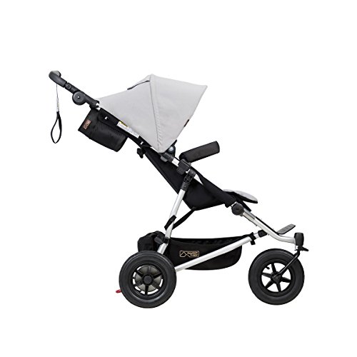 Mountain Buggy Duet Silver + Bañera Gemelos Negro