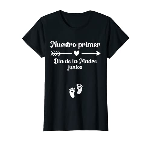 Mujer Primer Día de la Madre Anuncio Embarazadas Mamá en Práctias Camiseta