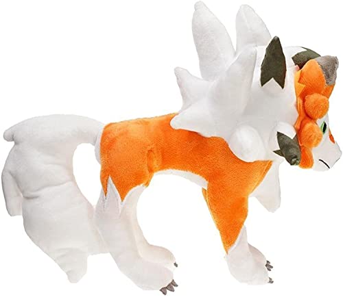 Muñeco de peluche de 30cm Lycanroc Rockruff, juguetes de moda, muñecos de animales de peluche, figura de peluche de Anime, decoración del hogar, regalos encantadores para niñas y niños