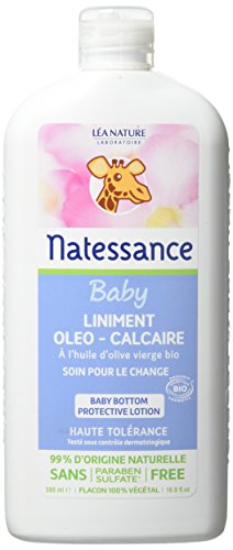 Natessance Liniment oléo-calcaire Soin BIO pour le change Flacon de 500 ml