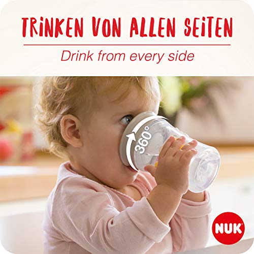 NUK Magic - Taza antiderrame (230 ml), color rosa