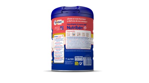 Nutribén Pack Innova 3 - Leche en Polvo de Crecimiento para Bebés - a partir de 12 meses - 3 x 800g con Cacito Dosificador Incluído, Variado