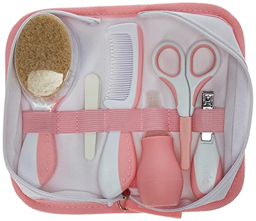 Nuvita 1136 - Set Para el Cuidado del Bebé – Estuche Para Cuidados e Higiene del Bebé - Kit para Uñas y Cabello - Aspirador Nasal – Ideal para Viajes – Libre de BPA – Marca Europea