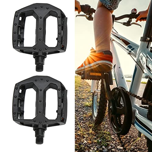 Pedales de bicicleta, pedales de bicicleta de montaña ligeros 1 par de accesorios de bicicleta en aleación de aluminio para bicicletas de carretera para bicicletas plegables