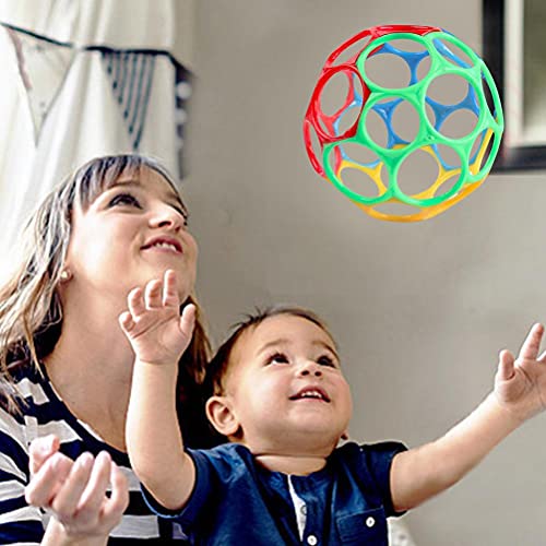 Pelota de agarre para bebé, juguete sensorial, diseño flexible y fácil de agarrar, dentición y agarre de juguete para mejorar la experiencia visual y auditiva