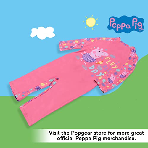 Peppa Pig Jugar Todo el día de los bebés Sunsafe Traje de baño Rosa 18-24 Meses