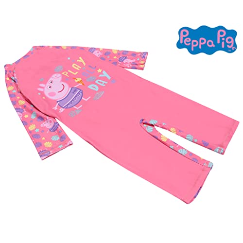 Peppa Pig Jugar Todo el día de los bebés Sunsafe Traje de baño Rosa 18-24 Meses