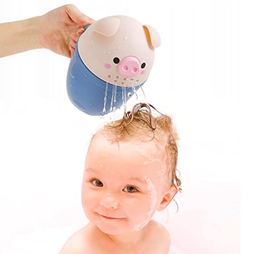 Piggy Shower Cup Water Toy Piscina Rociador de agua interior para baño Bebé Infantil Regadera interactiva Libre de moho Juguetes de baño para bebés 0-3 meses 12-18 meses sin molde plástico sin