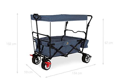 Pinolino 238025 Paxi Style - Carrito plegable con freno, color azul marino, 1 pieza