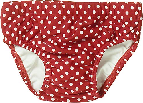 Playshoes UV Protection Diaper Pant Dots Bañadores, Rojo, 62-68 para Niñas