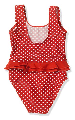 Playshoes UV Protection Swimsuit Traje De Baño, Rojo, 74-80 Niñas