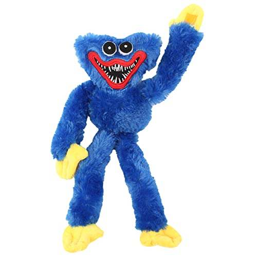 Poppy Playtime Peluche Huggy Wuggy Peluche de Terror Muñeco de Peluche para Niños 38 cm Azul