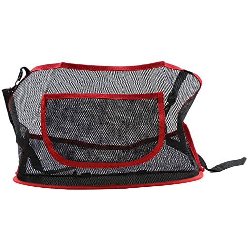 Red Almacenamiento Coche Bolsa Malla - Bolso Mano Bolsa Para Asiento Coche Bolsa Multifuncional Bolsa Para Aperitivos Bebidas TeléFonos MóViles Color Rojo 40 X 25 X 24 Cm